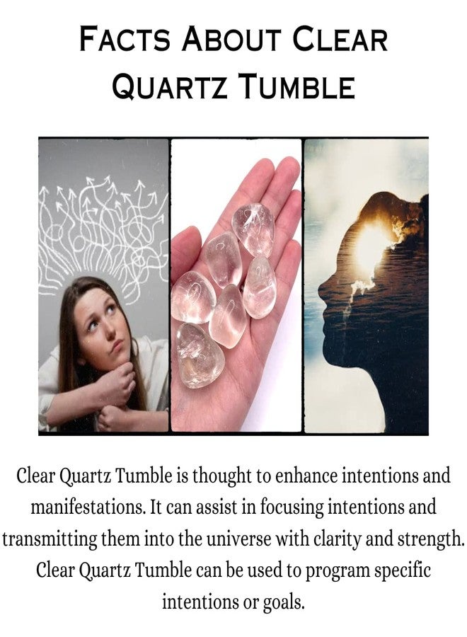 Crystal Divine Clear Quartz Healing Stones Crystal Tumble Stone Vastu Item Decorative Items & Items Crystal Showpieces Feng Shui Office Decor Table Decor Meditation Item Gifts, Fantasy, 10 Cm, 10 Cm - Image 2